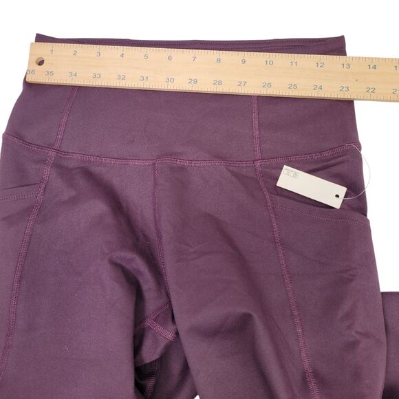 Core 10 Women All Day Comfort High-Waist Side-Pocket Yoga Legging Purple Small - Picture 11 of 13